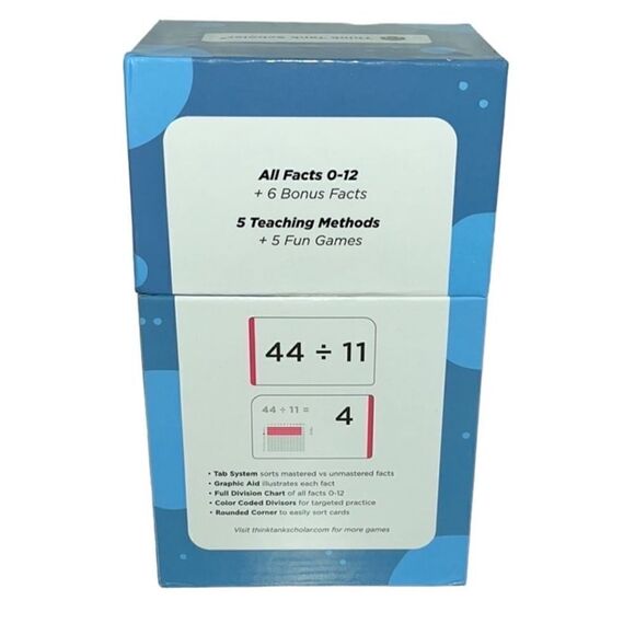 Think Tank Scholar Multiplication and Division Flash Cards Bundle - Picture 4 of 10